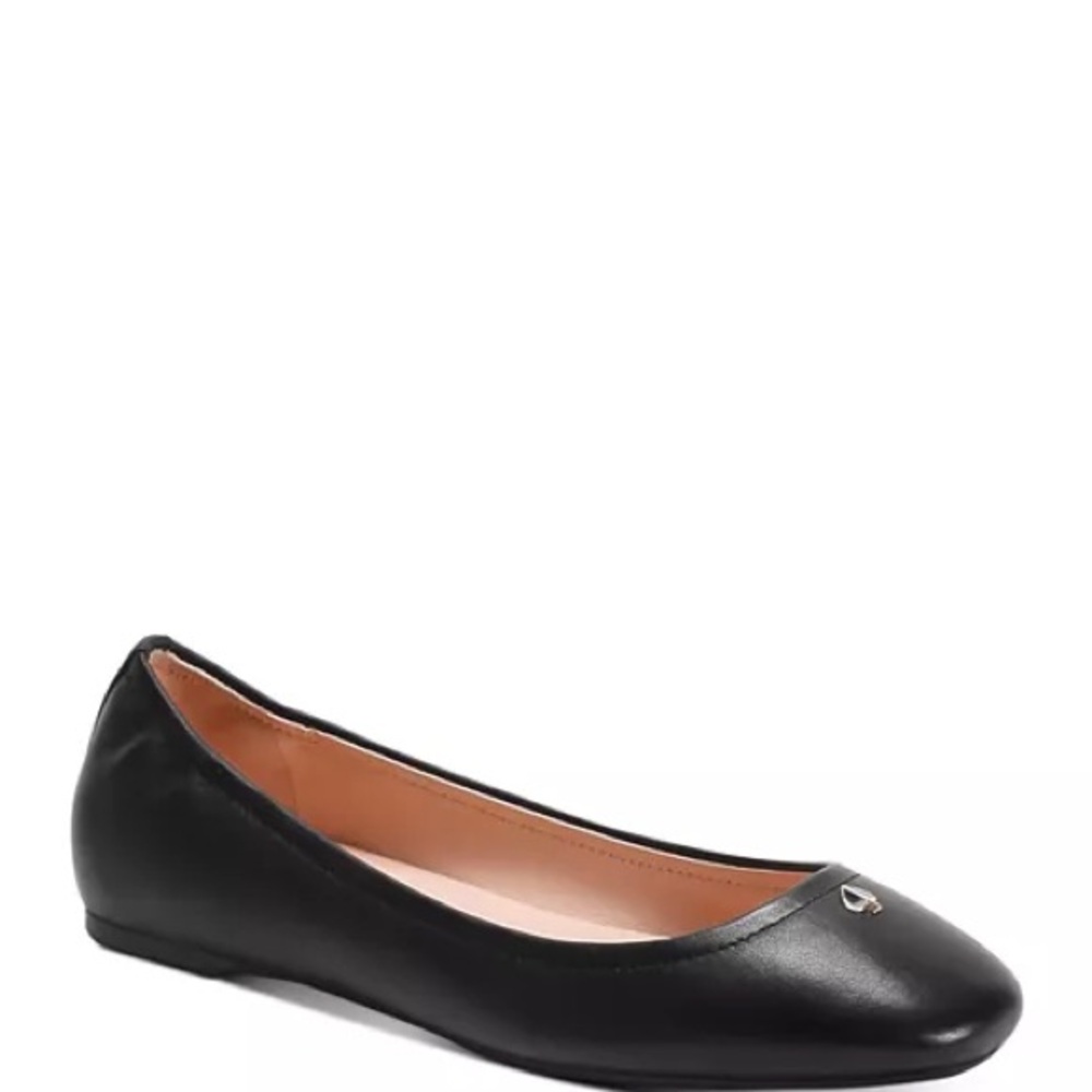 Kate Spade Black Leather Flats